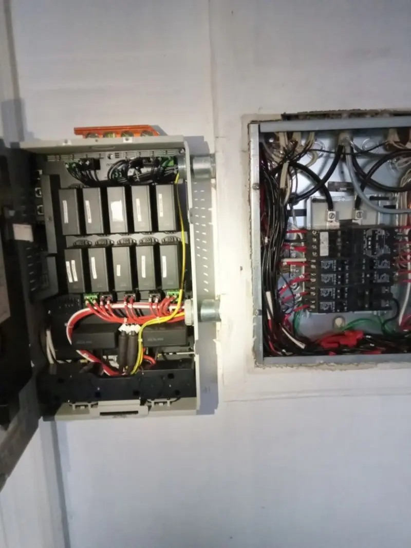 Electrical panel upgrade completed for Indoor Lighting Installation in Coal City